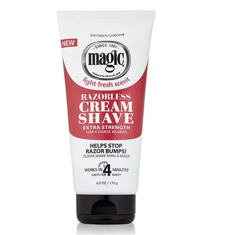 Magic shave cream extra strength